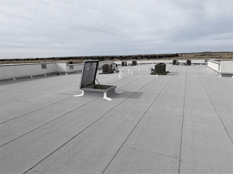 commercial and industrial modified bitumen roof types